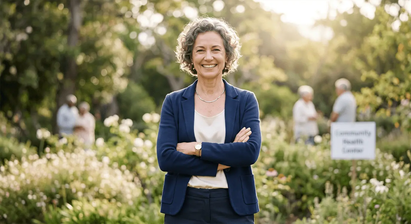Confident woman experiencing menopause symptom relief after finding the right supplement alternative to Estroven